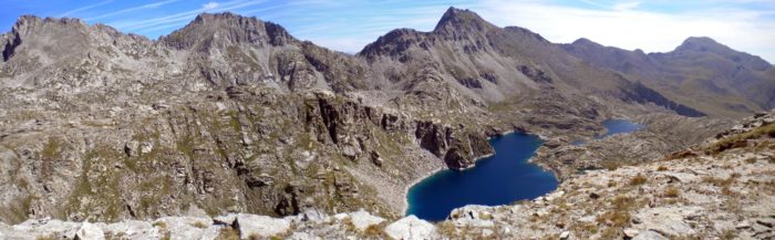 Panoràmica des del cim del Pic de la colomina